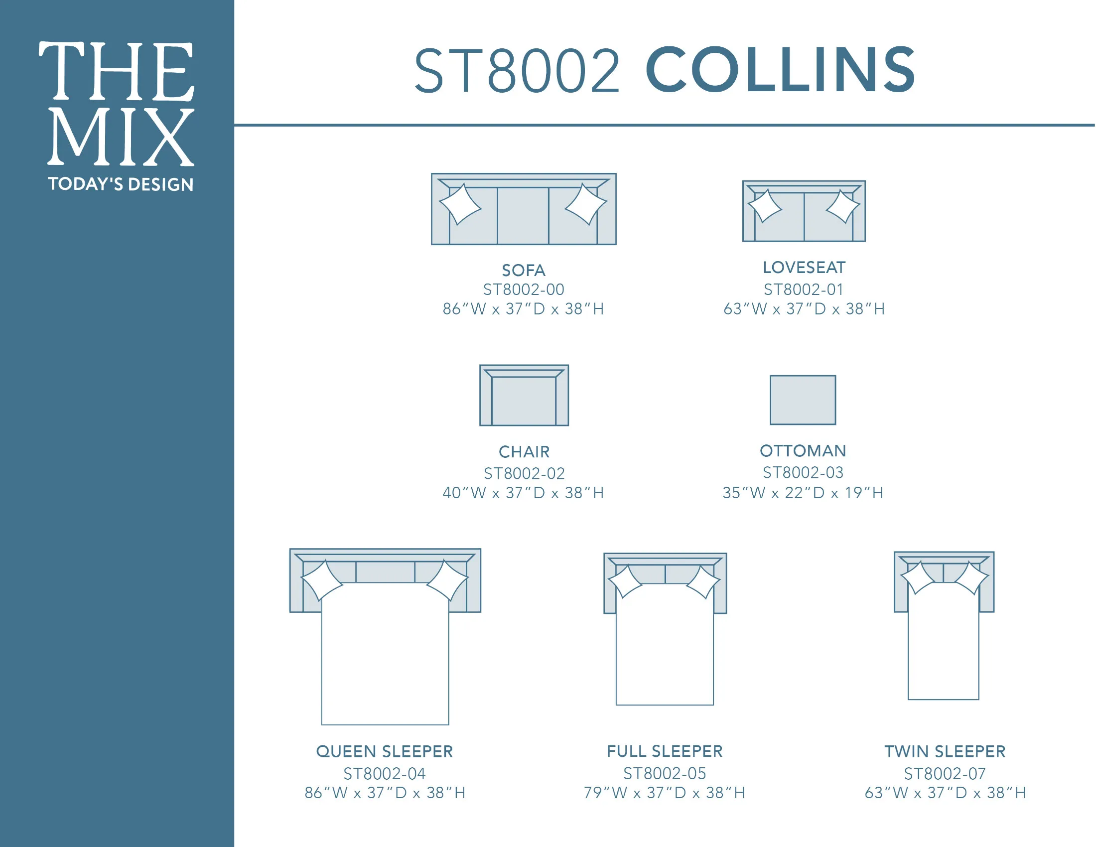 Collins 86" Sofa (+100 fabrics) 9 Collins 86" Sofa (+100 fabrics)