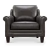 Andover Leather Chair and Ottoman