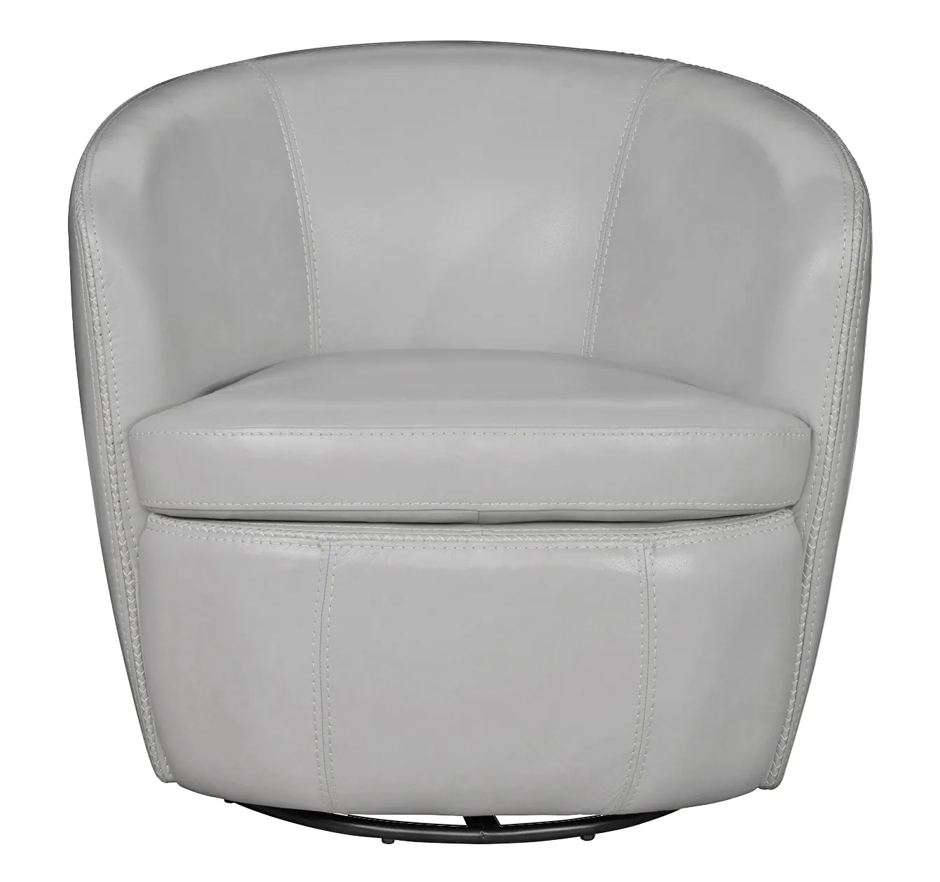 Barolo Italian Leather Swivel Chair Ice (In stock - Fast shipping) 2 Barolo Italian Leather Swivel Chair Ice (In stock - Fast shipping)