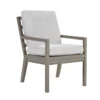 Santa Rosa Dining Arm Chair (110 fabrics - 8 metal finishes)