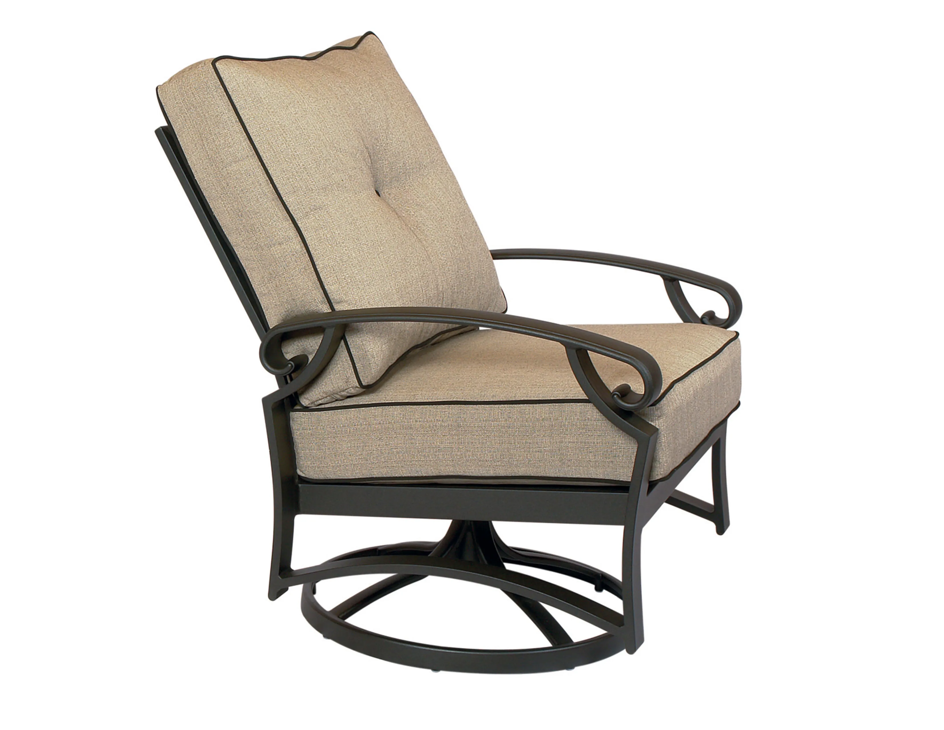 Monterey Cushion Lounge Chair (110 fabrics - 8 metal finishes) 4 Monterey Cushion Lounge Chair (110 fabrics - 8 metal finishes)