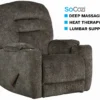 Front Row Wall Hugger Recliner w/ Massage + Heat + Lumbar + Free Power Headrest (+150 fabrics and leathers)