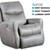 Fame Recliner w/ Massage + Heat + Lumbar + Free Power Headrest (+150 fabrics and leathers)