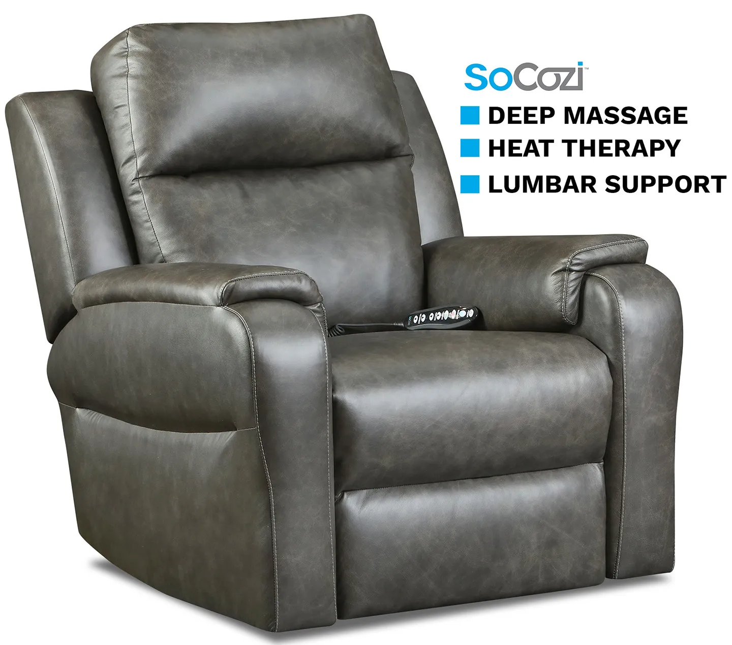 Davidson Dual Power Recliner with SoCozi™ Heat & Massage (+100 fabrics and leathers) 1 Davidson Dual Power Recliner with SoCozi™ Heat & Massage (+100 fabrics and leathers)