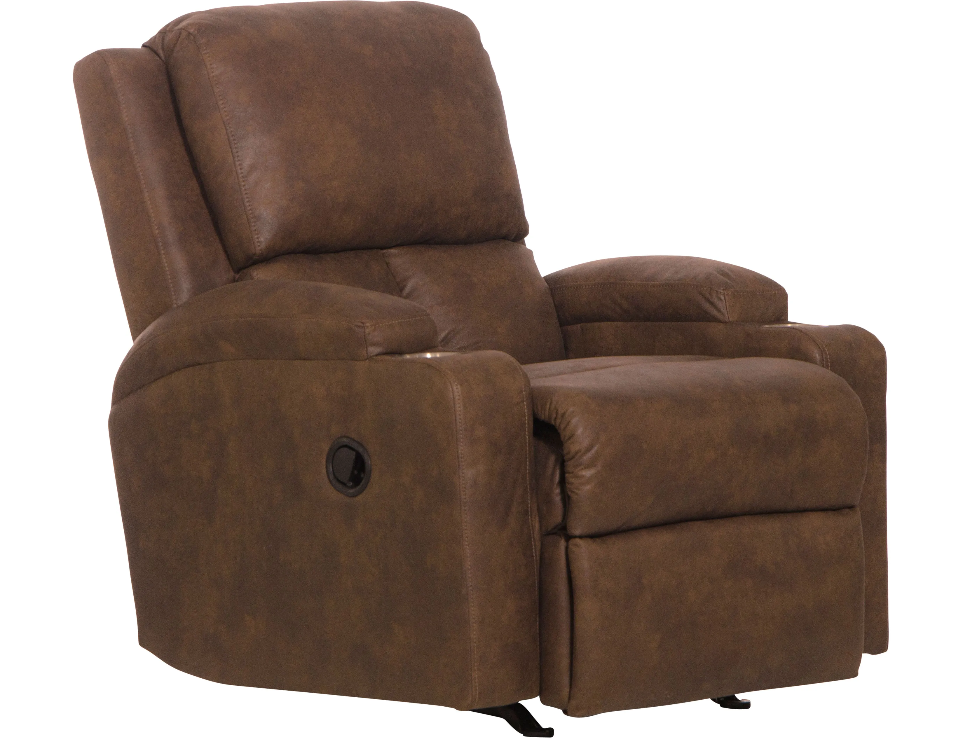 Kyle Rocker Recliner with Dual Cupholders - Casual Rocking Comfort (2 colors) 1 Kyle Rocker Recliner with Dual Cupholders - Casual Rocking Comfort (2 colors)