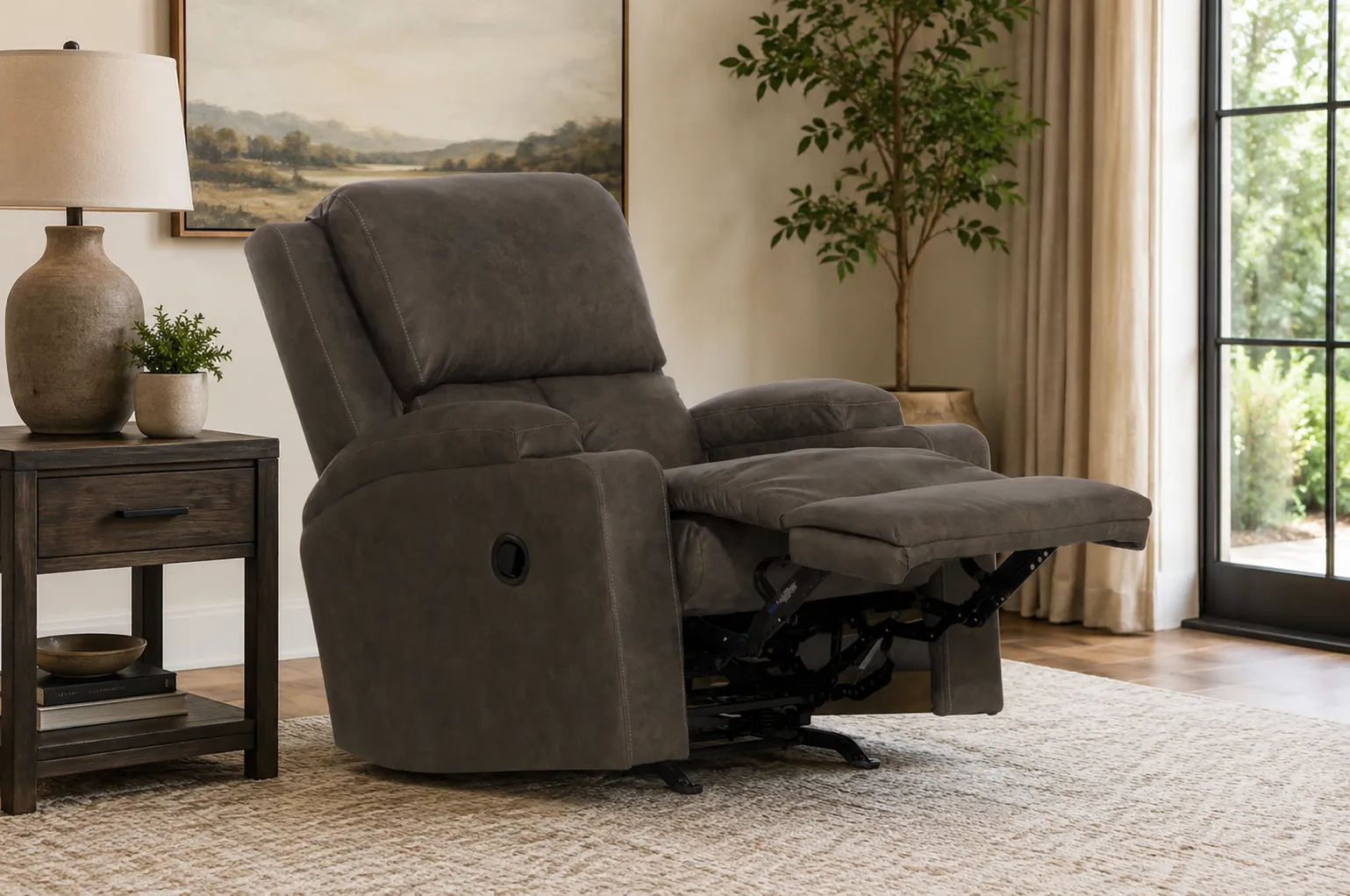 Kyle Rocker Recliner with Dual Cupholders - Casual Rocking Comfort (2 colors) 13 Kyle Rocker Recliner with Dual Cupholders - Casual Rocking Comfort (2 colors)