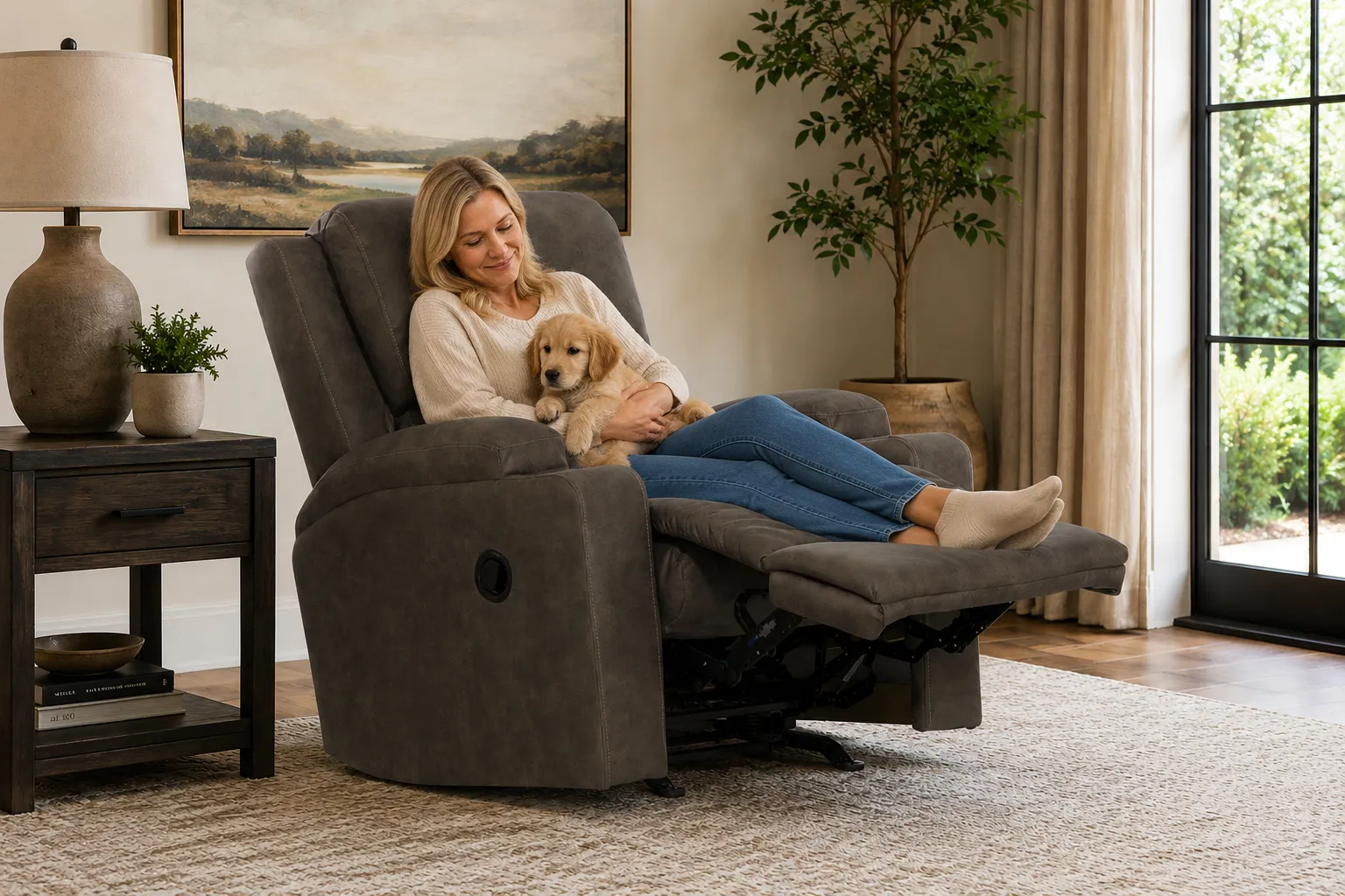 Kyle Rocker Recliner with Dual Cupholders - Casual Rocking Comfort (2 colors) 15 Kyle Rocker Recliner with Dual Cupholders - Casual Rocking Comfort (2 colors)