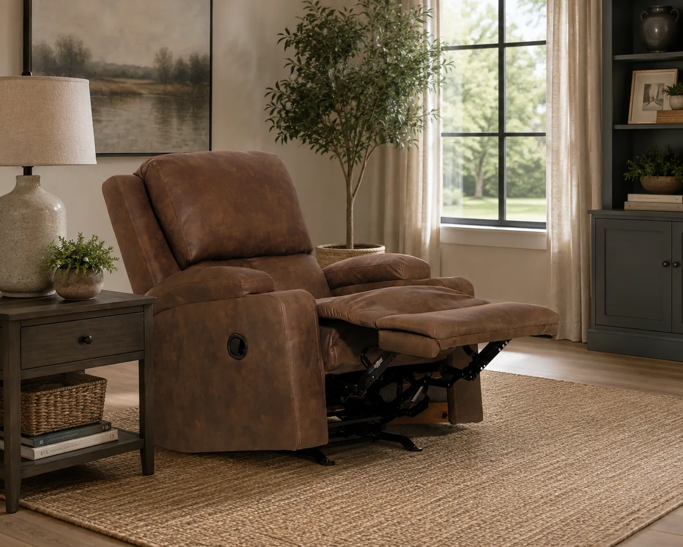 Kyle Rocker Recliner with Dual Cupholders - Casual Rocking Comfort (2 colors) 4 Kyle Rocker Recliner with Dual Cupholders - Casual Rocking Comfort (2 colors)