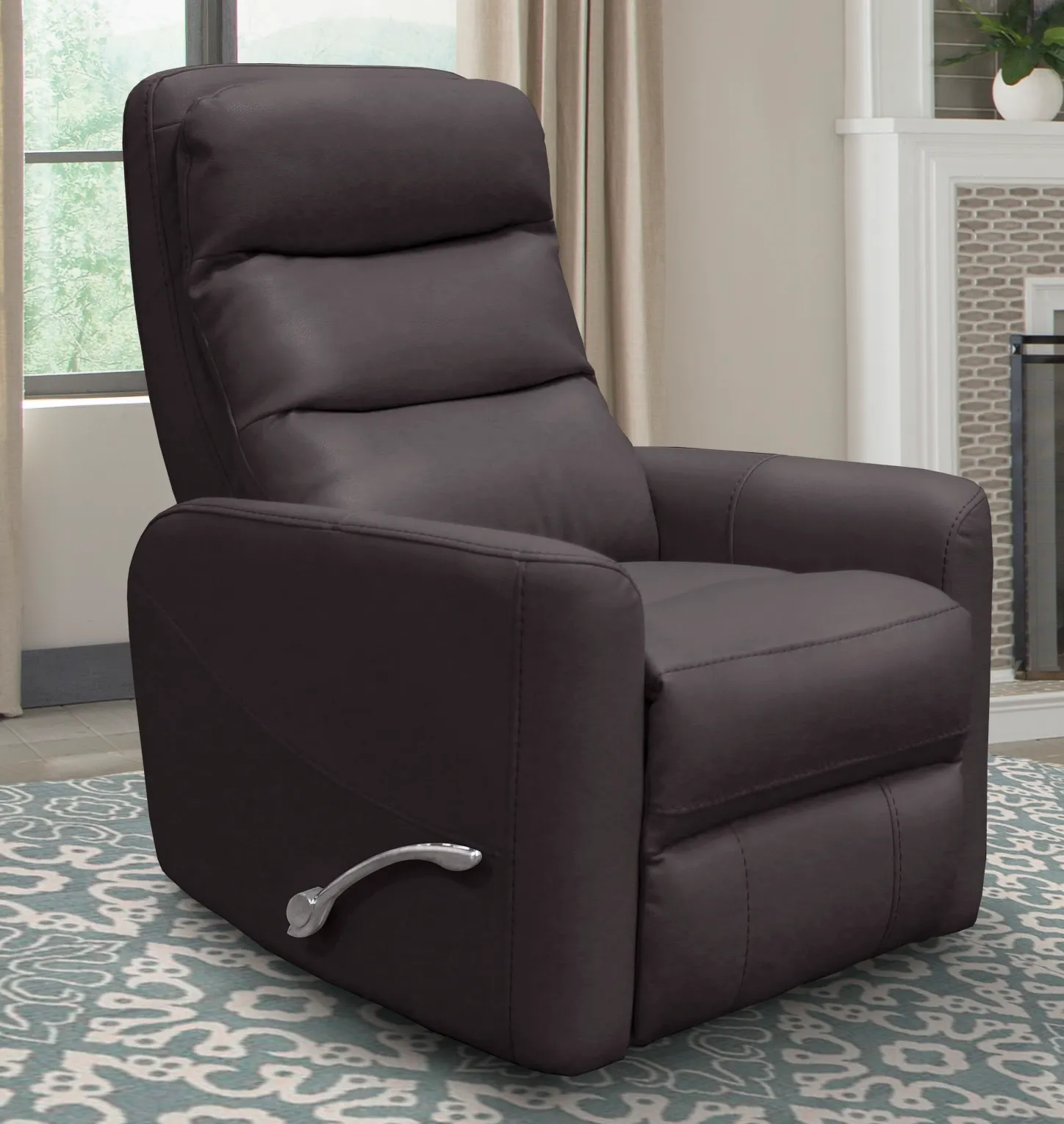 Hercules Swivel Glider Recliner Chocolate (In stock - Fast shipping) 2 Hercules Swivel Glider Recliner Chocolate (In stock - Fast shipping)