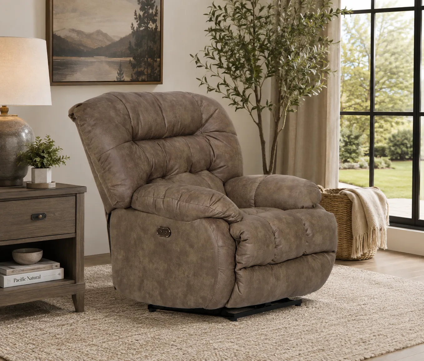Benny Power Wall Hugger Recliner Big, Plush Comfort That Reclines Just 4–6 Inches from the Wall 2 Benny Power Wall Hugger Recliner Big, Plush Comfort That Reclines Just 4–6 Inches from the Wall