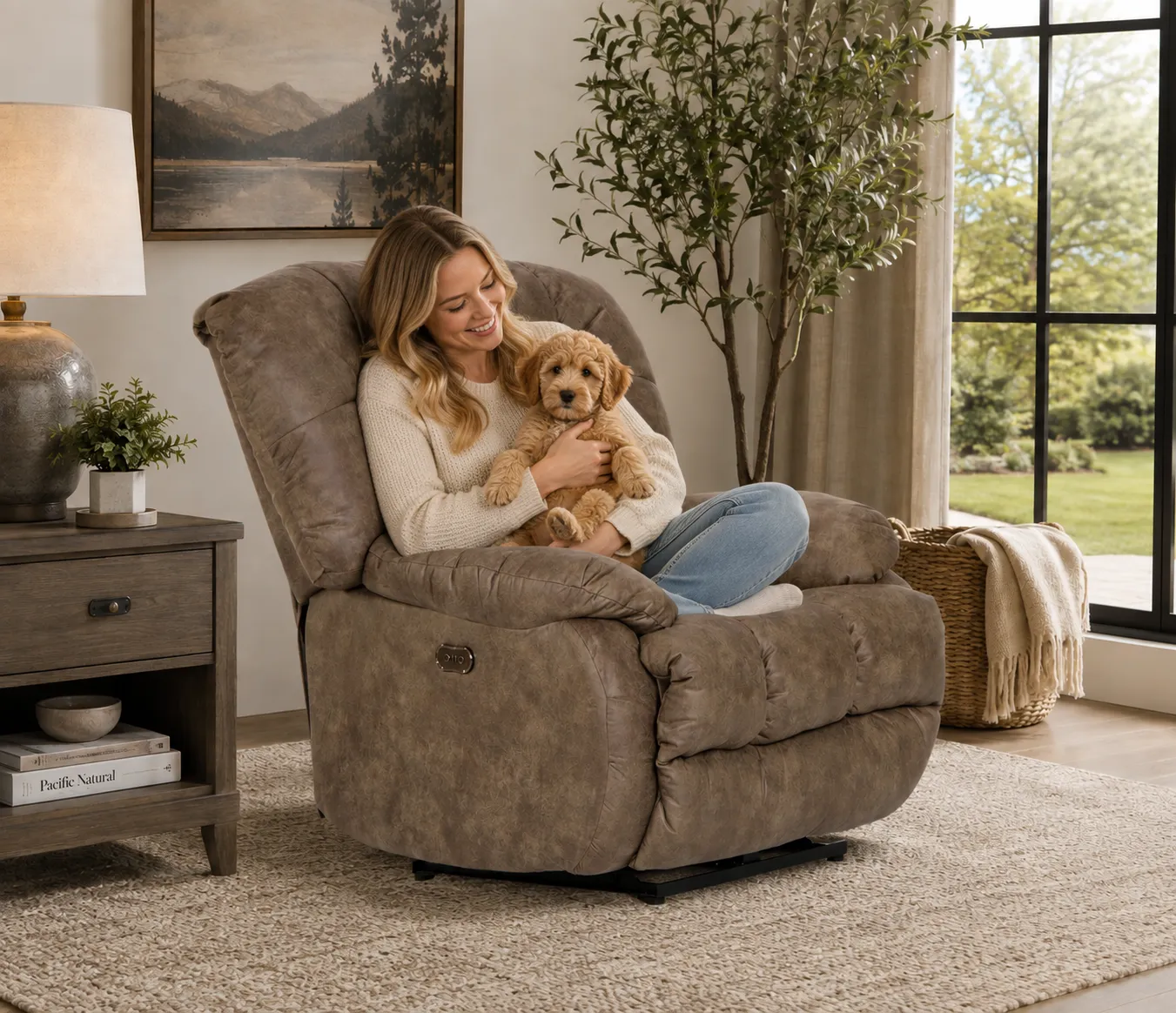 Benny Power Wall Hugger Recliner Big, Plush Comfort That Reclines Just 4–6 Inches from the Wall 3 Benny Power Wall Hugger Recliner Big, Plush Comfort That Reclines Just 4–6 Inches from the Wall