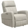 Rebel Ivory Power Headrest Power Recliner (Leather like fabric)