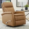 Bristol Swivel Glider Leather Recliner Russet (In stock - Fast Shipping)