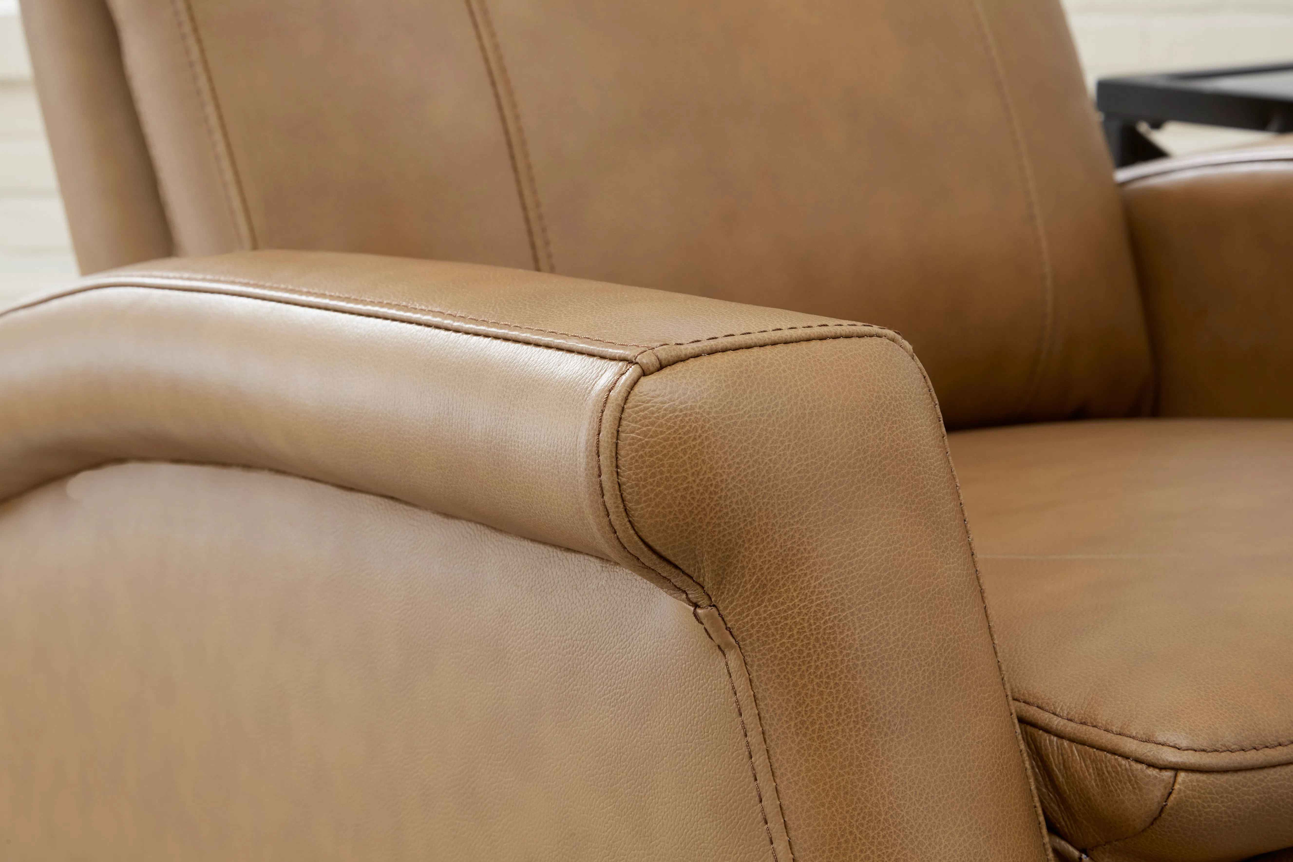 Bristol Swivel Glider Leather Recliner Russet (In stock - Fast Shipping) 3 Bristol Swivel Glider Leather Recliner Russet (In stock - Fast Shipping)