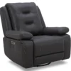 Caldwell Power Swivel Glider Recliner Charcoal (In stock - Fast Shipping) 10 Caldwell Power Swivel Glider Recliner Charcoal (In stock - Fast Shipping)