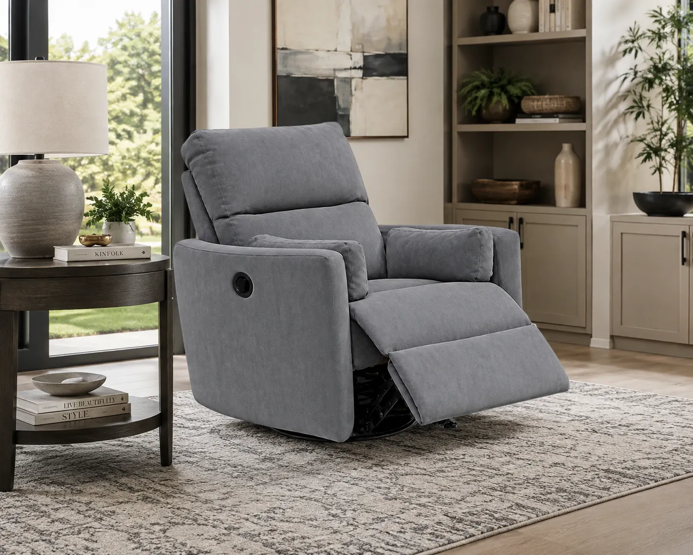 Crescent Swivel Glider Recliner or Power Rocker Recliner - Smooth Motion & Heavy-Duty Support (3 colors) 14 Crescent Swivel Glider Recliner or Power Rocker Recliner - Smooth Motion & Heavy-Duty Support (3 colors)