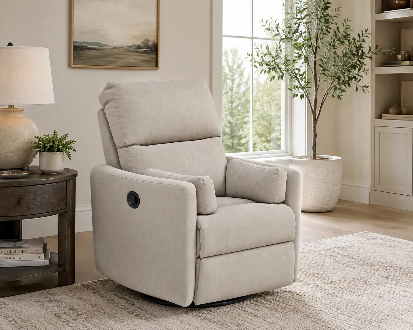 Crescent Swivel Glider Recliner or Power Rocker Recliner - Smooth Motion & Heavy-Duty Support (3 colors) 22 Crescent Swivel Glider Recliner or Power Rocker Recliner - Smooth Motion & Heavy-Duty Support (3 colors)
