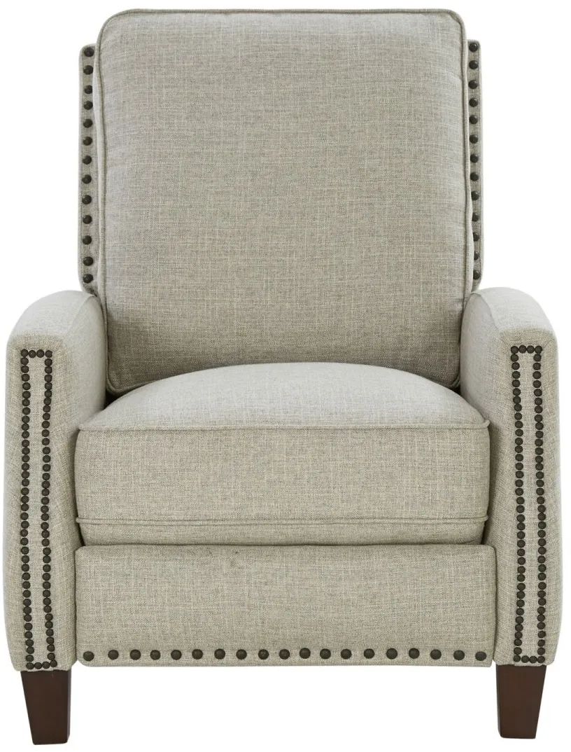 Melrose Fabric Recliner (Light Gray) In stock 2 Melrose Fabric Recliner (Light Gray) In stock