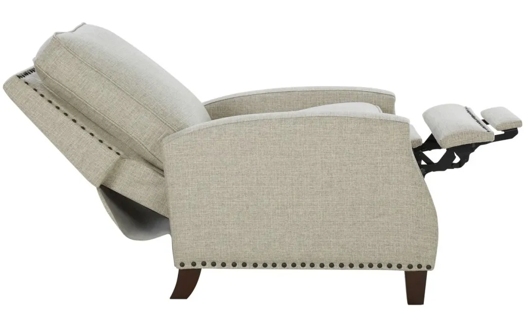 Melrose Fabric Recliner (Light Gray) In stock 3 Melrose Fabric Recliner (Light Gray) In stock