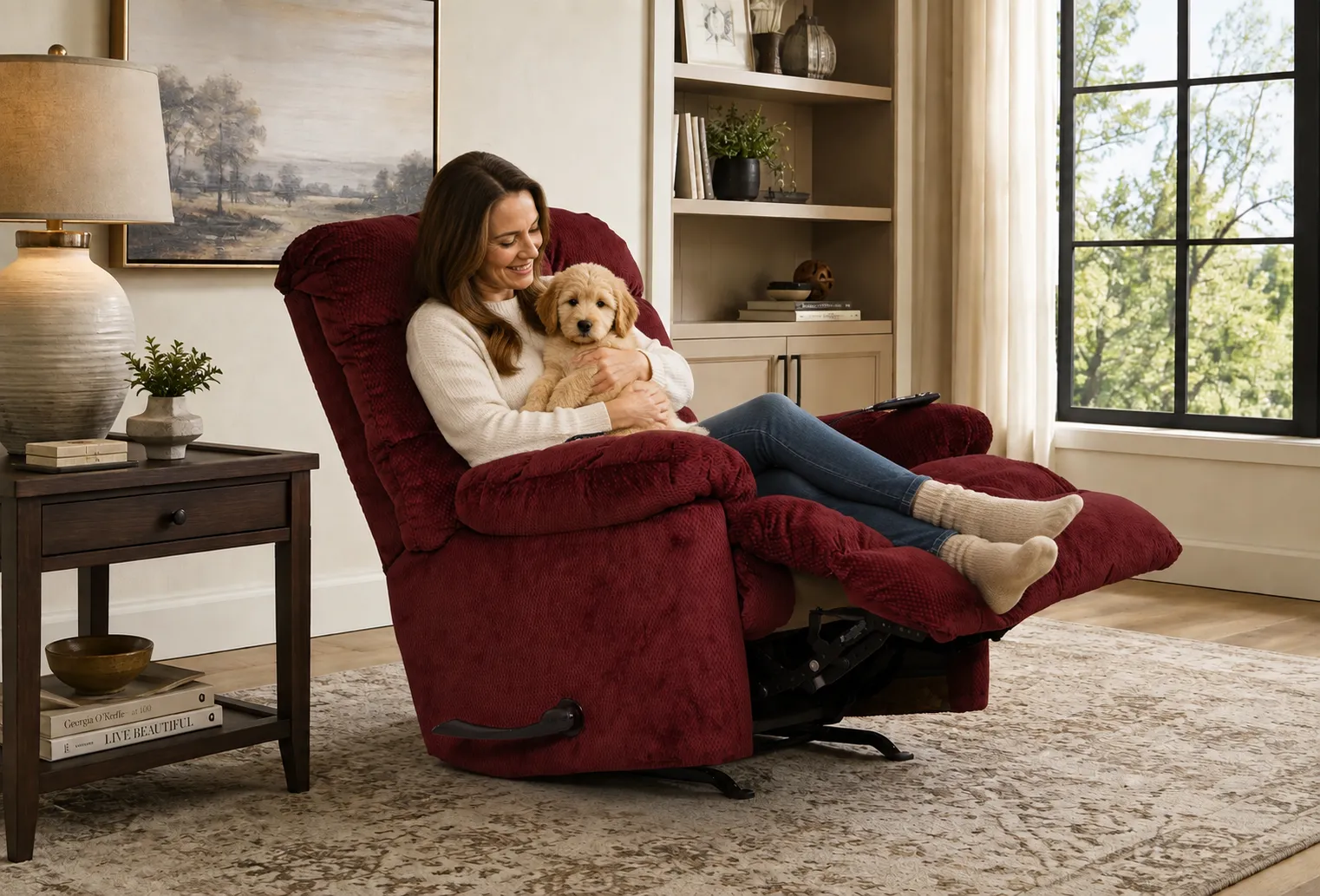 Nettles Chaise Rocker Recliner w/Deluxe Heat & Massage Deeply Cushioned Rocking Comfort(3 colors) 20 Nettles Chaise Rocker Recliner w/Deluxe Heat & Massage Deeply Cushioned Rocking Comfort(3 colors)