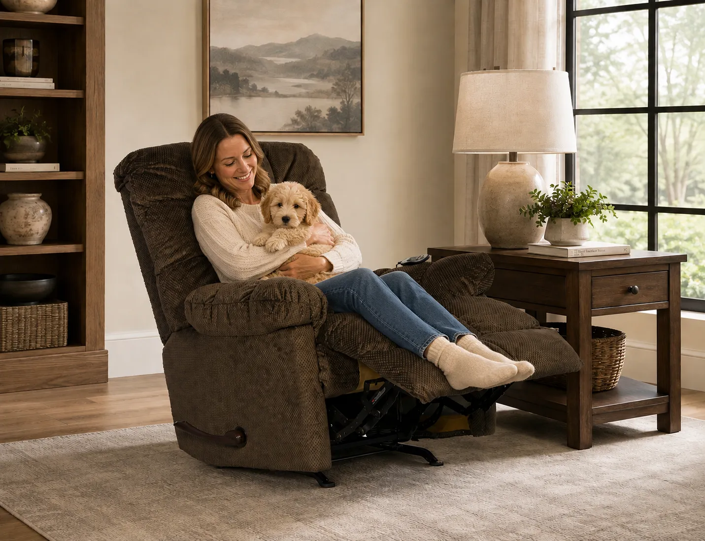 Nettles Chaise Rocker Recliner w/Deluxe Heat & Massage Deeply Cushioned Rocking Comfort(3 colors) 35 Nettles Chaise Rocker Recliner w/Deluxe Heat & Massage Deeply Cushioned Rocking Comfort(3 colors)