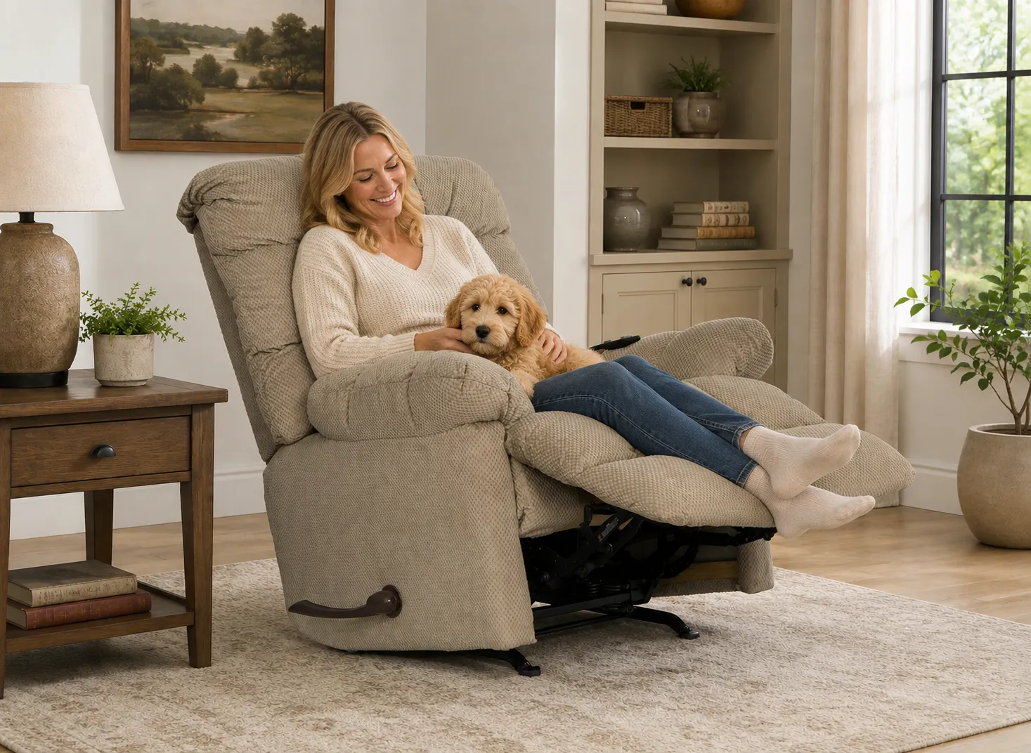 Nettles Chaise Rocker Recliner w/Deluxe Heat & Massage Deeply Cushioned Rocking Comfort(3 colors) 7 Nettles Chaise Rocker Recliner w/Deluxe Heat & Massage Deeply Cushioned Rocking Comfort(3 colors)