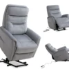 Gemini Power Lift Recliner with Articulating Headrest Silver (350 lbs.) In stock - Fast shipping 19 Gemini Power Lift Recliner with Articulating Headrest Silver (350 lbs.) In stock - Fast shipping