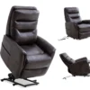 Gemini Power Lift Recliner with Articulating Headrest Truffle (350 lbs.) In stock - fast shipping