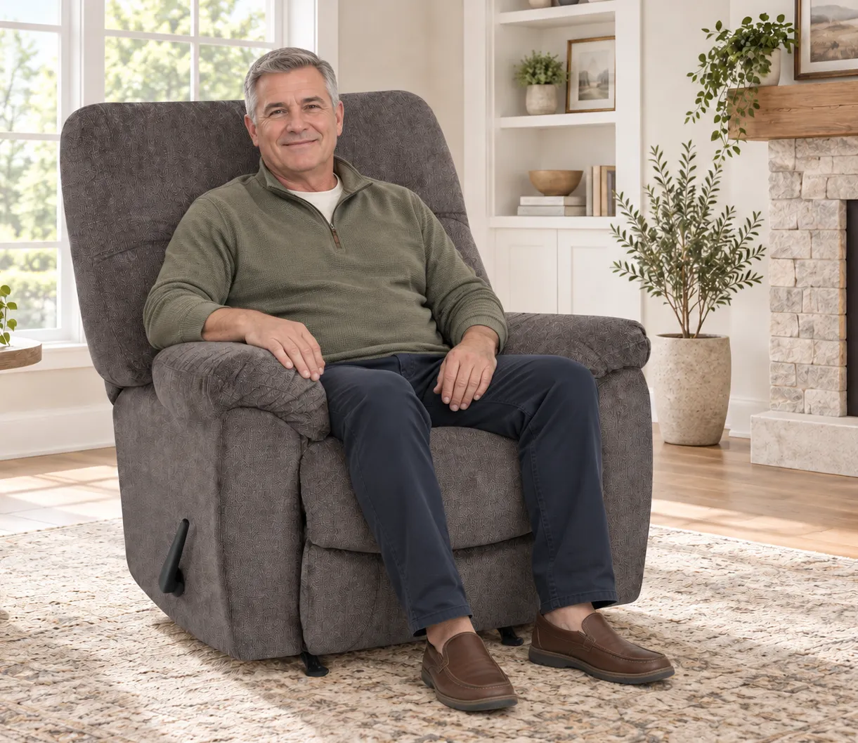 Trilogy 4295 Rocker Recliner (Cradled Comfort. Smooth Rocking) 2 colors 15 Trilogy 4295 Rocker Recliner (Cradled Comfort. Smooth Rocking) 2 colors