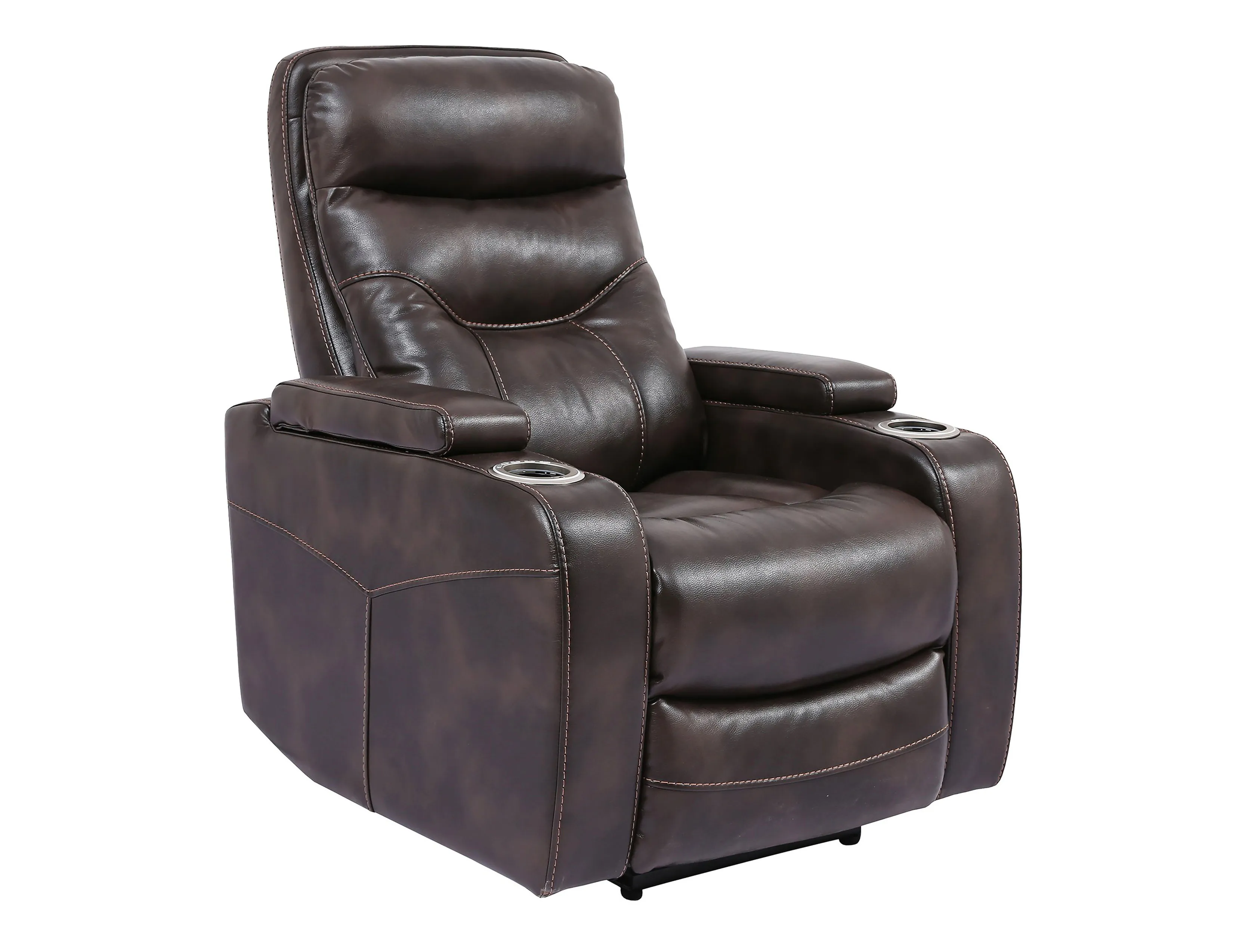 Origin Swivel Glider Home Theater Recliner Truffle (Leather like fabric) In stock - Fast shipping 2 Origin Swivel Glider Home Theater Recliner Truffle (Leather like fabric) In stock - Fast shipping