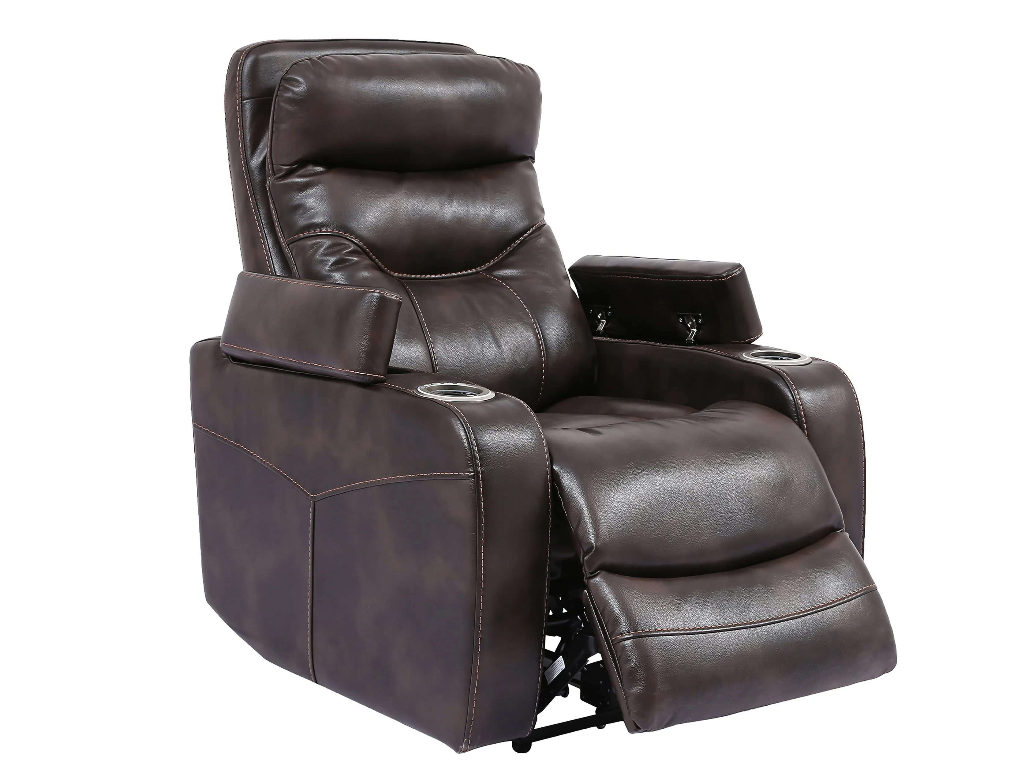 Origin Swivel Glider Home Theater Recliner Truffle (Leather like fabric) In stock - Fast shipping 3 Origin Swivel Glider Home Theater Recliner Truffle (Leather like fabric) In stock - Fast shipping