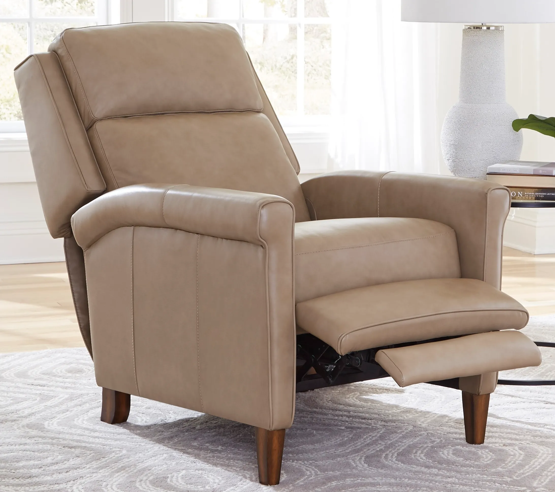 Northfield Pushback Leather Recliner (In stock - Fast Shipping) 2 Northfield Pushback Leather Recliner (In stock - Fast Shipping)