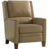 Connor Leather Recliner Latte (In stock - Fast Shipping)