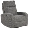 Thriller Power Reclining Swivel Glider Recliner Grey (In stock - Fast shipping)