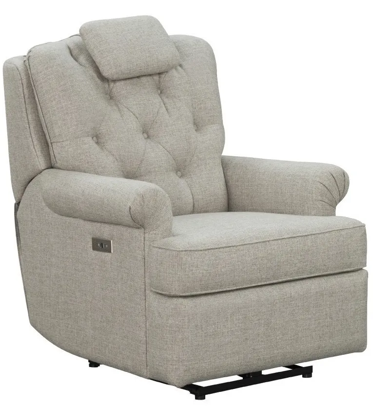 Everly Power Recliner (Gray Fabric) In stock 1 Everly Power Recliner (Gray Fabric) In stock