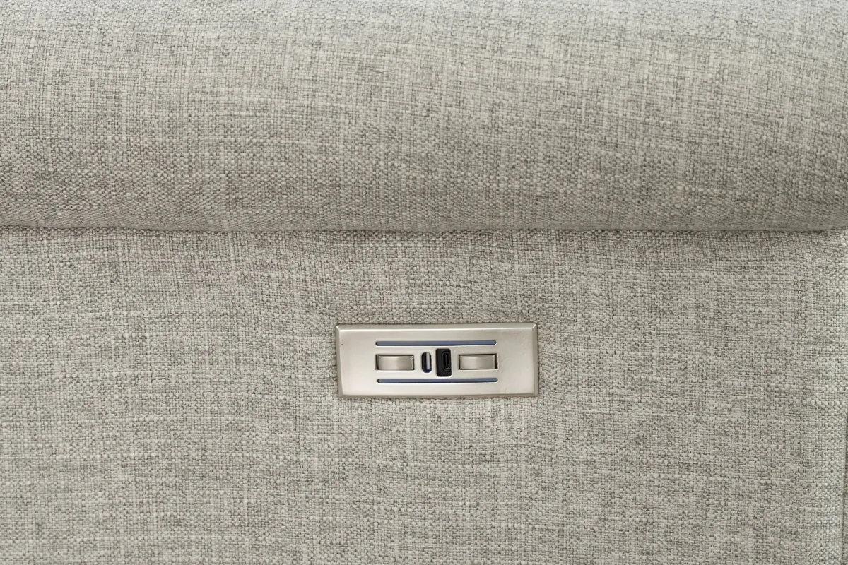 Everly Power Recliner (Gray Fabric) In stock 6 Everly Power Recliner (Gray Fabric) In stock