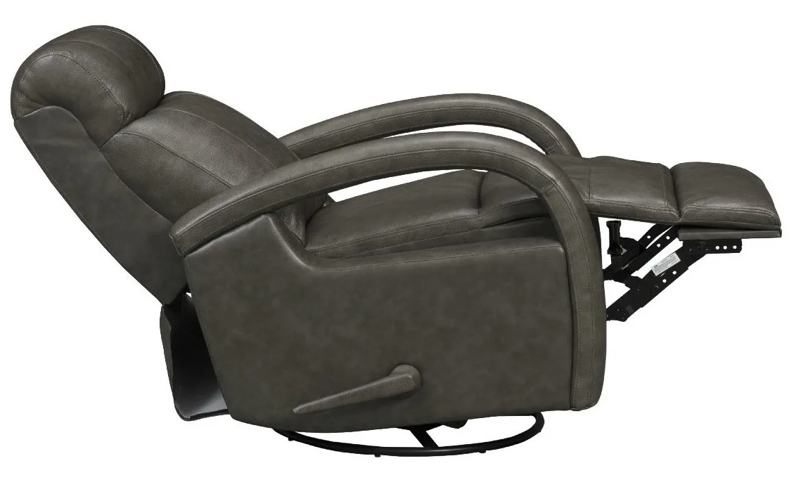 Harlee Swivel Glider Recliner (Smokey Gray) In stock 3 Harlee Swivel Glider Recliner (Smokey Gray) In stock