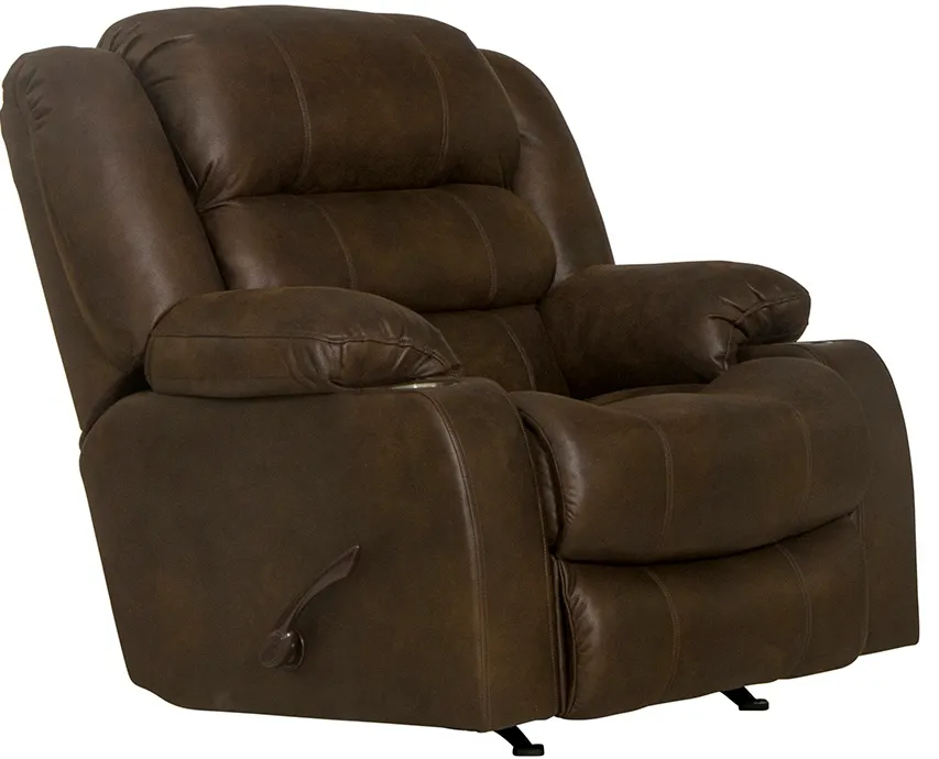 Beckley Rocker Recliner with Dual Metal Cupholders - Casual Pub-Back Comfort (2 colors) 1 Beckley Rocker Recliner with Dual Metal Cupholders - Casual Pub-Back Comfort (2 colors)
