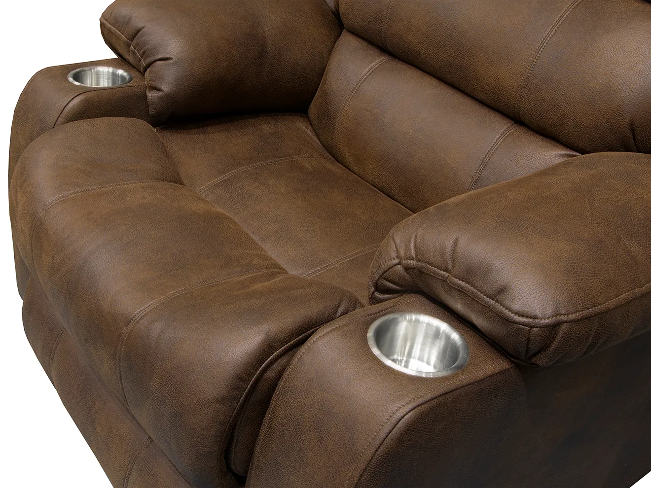 Beckley Rocker Recliner with Dual Metal Cupholders - Casual Pub-Back Comfort (2 colors) 5 Beckley Rocker Recliner with Dual Metal Cupholders - Casual Pub-Back Comfort (2 colors)
