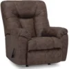 Connery 4703 Rocker Recliner (Leather-Like Style. Cradled Comfort) 2 colors