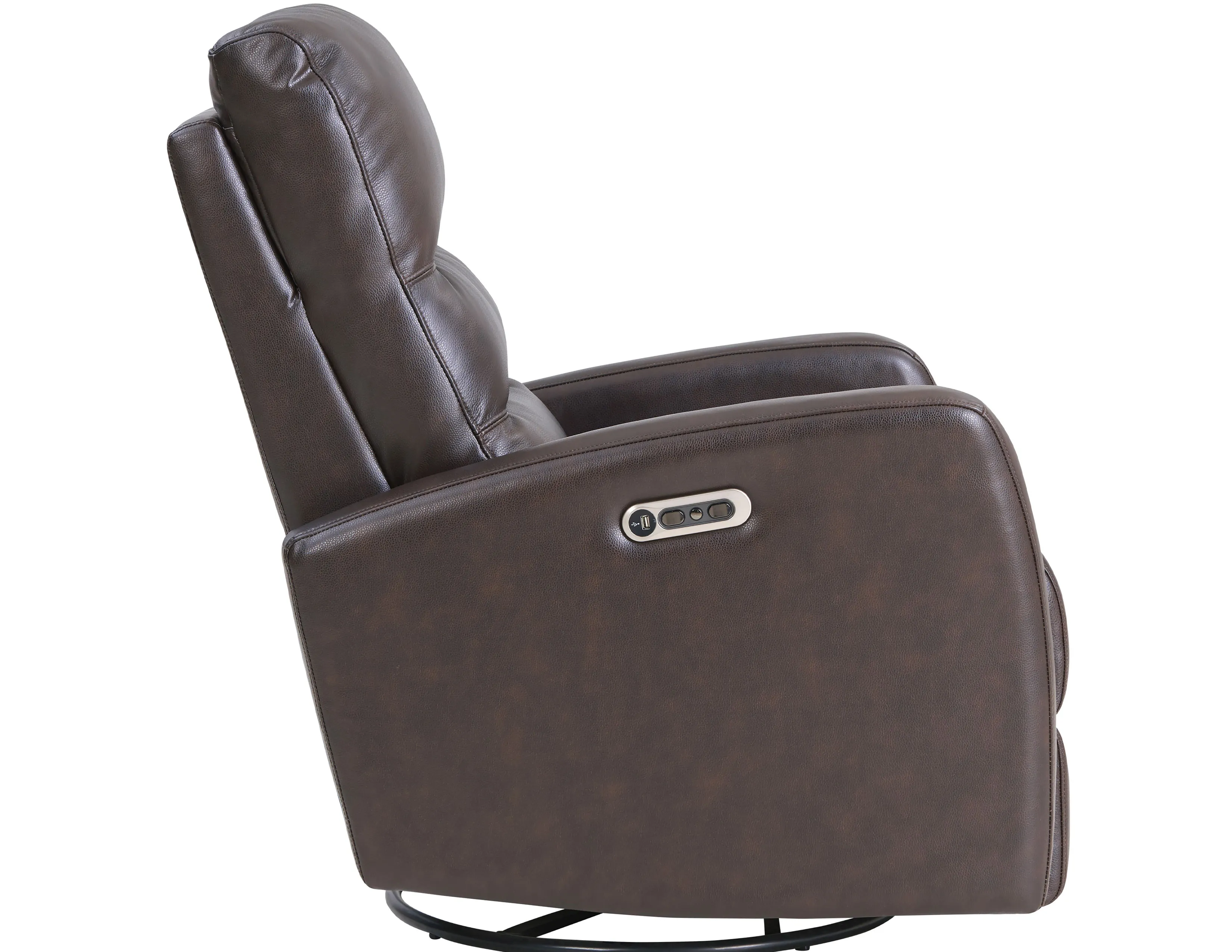 Ringo Power Headrest Swivel Glider Power Recliner Brown (In stock - Fast shipping) 3 Ringo Power Headrest Swivel Glider Power Recliner Brown (In stock - Fast shipping)