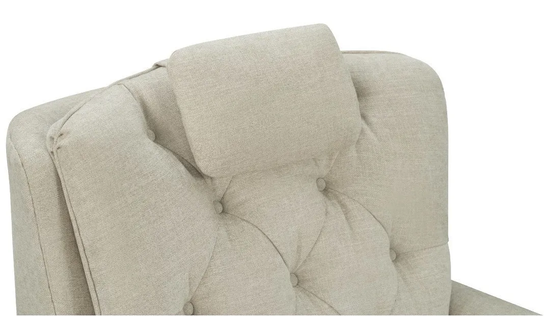Everly Power Recliner (Beige fabric) In stock 2 Everly Power Recliner (Beige fabric) In stock