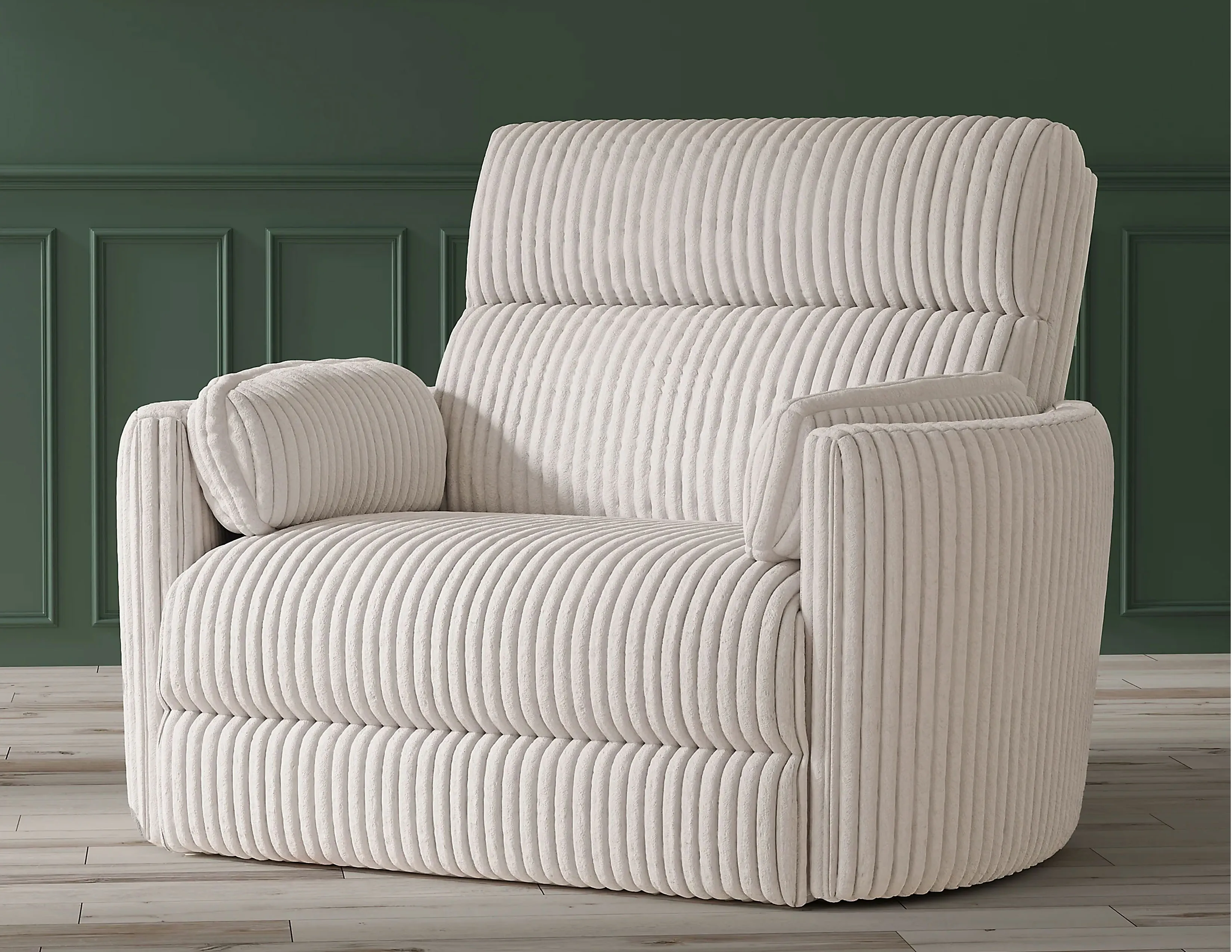 Radius XL Wide Power Glider Recliner Ivory (In stock - Fast shipping) 2 Radius XL Wide Power Glider Recliner Ivory (In stock - Fast shipping)