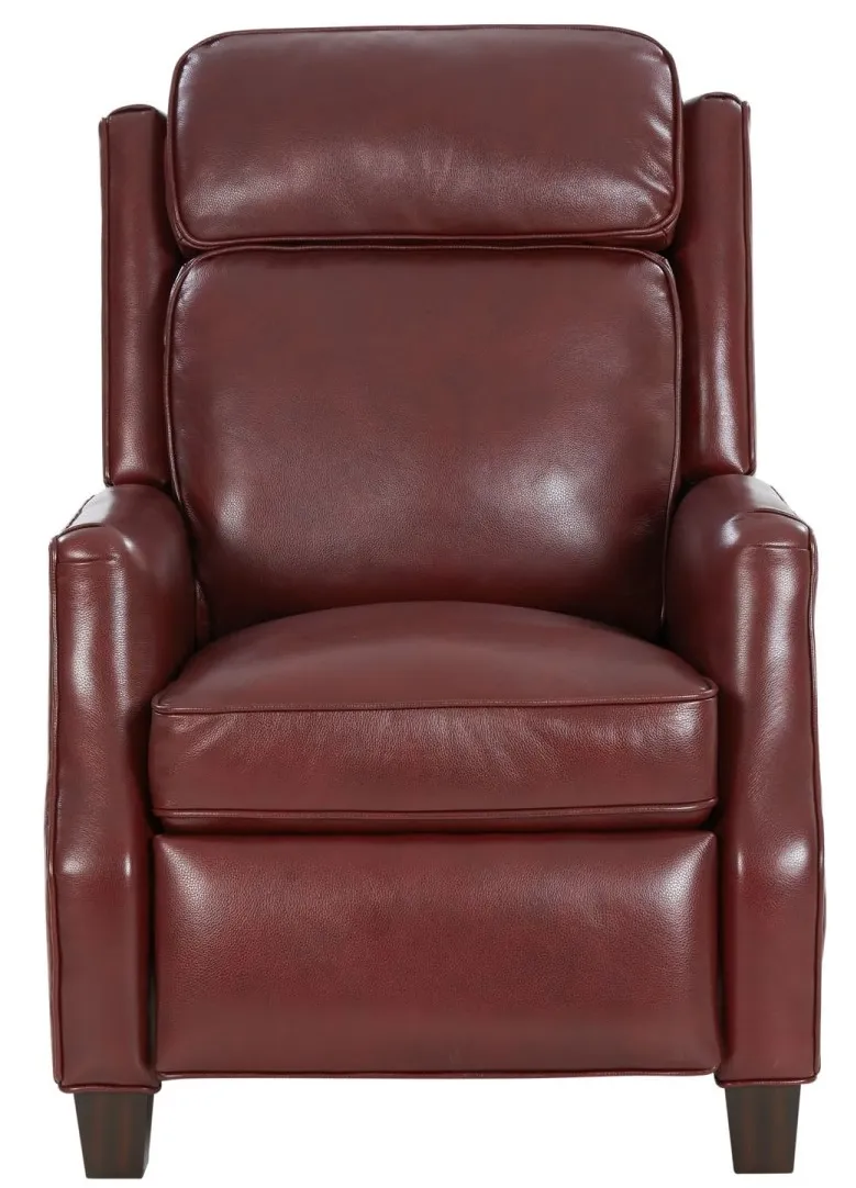 Nixon Leather Recliner (Cabernet) In stock 2 Nixon Leather Recliner (Cabernet) In stock