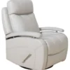 Duffy Leather Swivel Glider Recliner (Dove) In stock 6 Duffy Leather Swivel Glider Recliner (Dove) In stock