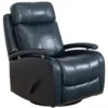 Duffy Leather Swivel Glider Recliner (Sapphire Blue) In stock 12 Duffy Leather Swivel Glider Recliner (Sapphire Blue) In stock