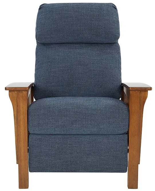 Mission Fabric Recliner (Blue) In stock 2 Mission Fabric Recliner (Blue) In stock