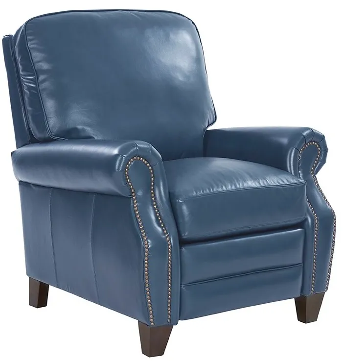 Briarwood Leather Recliner (Blue) In stock 1 Briarwood Leather Recliner (Blue) In stock