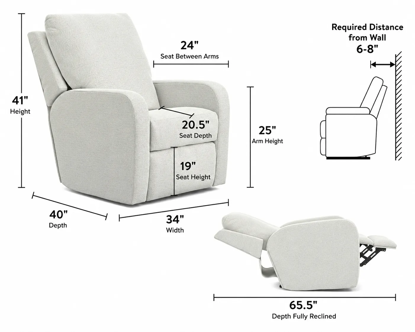 Lullaby Power Headrest Power Auto-Glide Nursery Recliner Motorized Gliding Comfort (3 colors) 29 Lullaby Power Headrest Power Auto-Glide Nursery Recliner Motorized Gliding Comfort (3 colors)