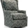 Loren French Inspired Swivel Chair  (+100 Standard and Performance Fabrics)